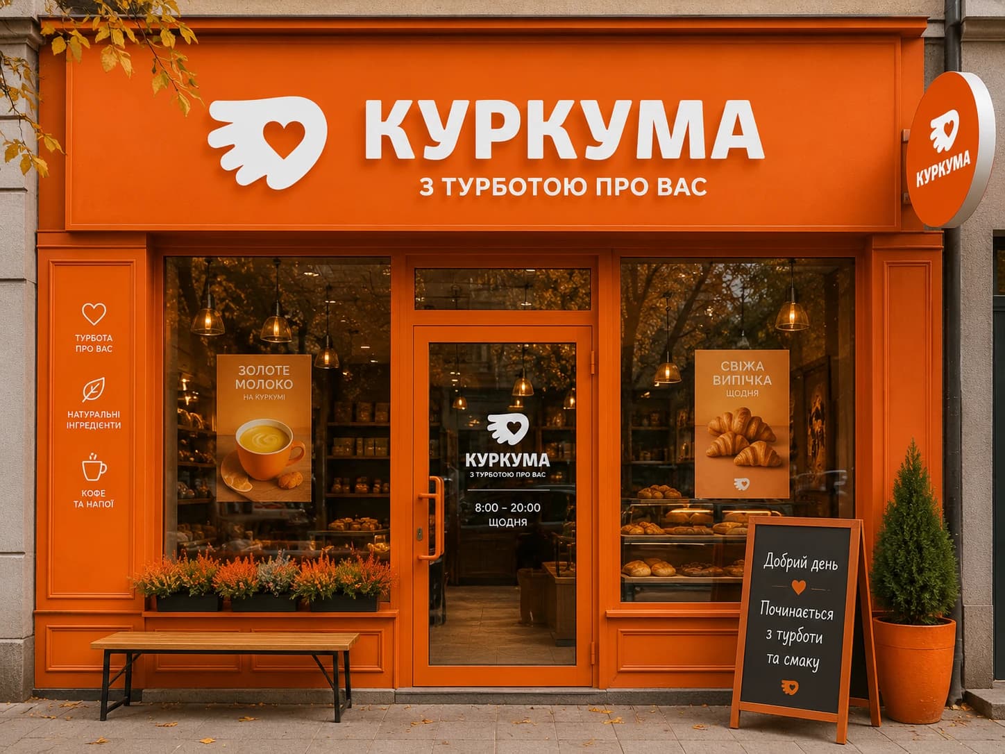 Фасад магазину Куркума